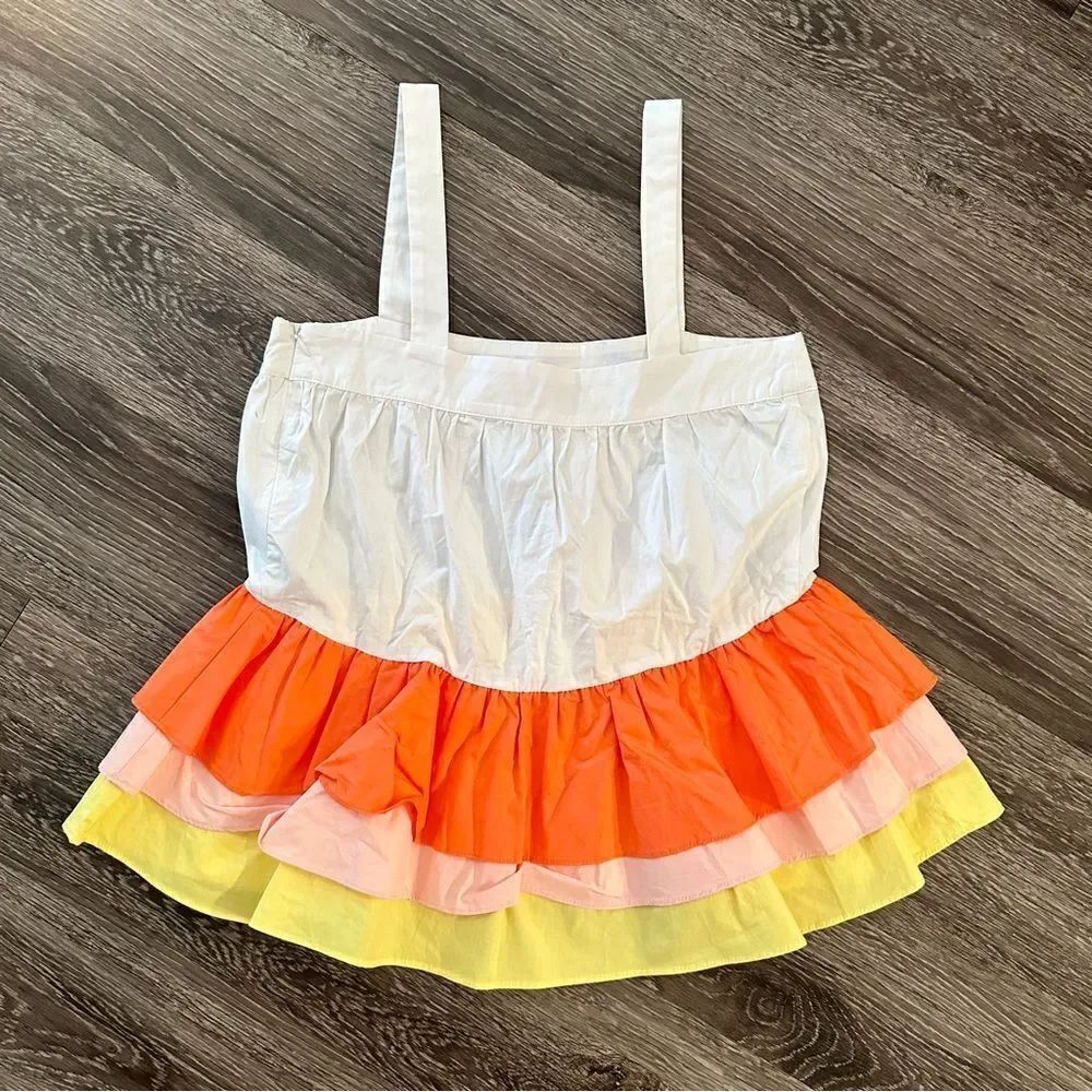 English Factory Colorblock Tiered Tank New - Picture 4 of 4
